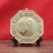Bronze Tai Chi Eight Trigrams Mirror Relief Bronze Feng Shui Ornaments Crafts Wholesale Custom Metal Craft Ornament - Image 2