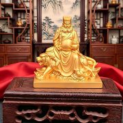 Zhaogongming Wealth Deity Display Piece Riding Tiger Martial God Of Wealth Home Altar Living Room Office Shophouse Decorative Ornament - Image 4