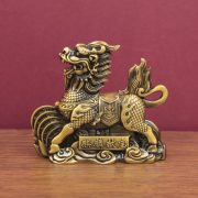 Large Size Antique Bronze麒麟 Home Decorations Entrance Hall Ornament Couple Welcoming Wealth And Treasure For New House - Image 2