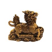 Large Size Antique Bronze麒麟 Home Decorations Entrance Hall Ornament Couple Welcoming Wealth And Treasure For New House - Image 5