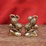 Bronze Lucky Peanuts Figurine Office Shop Opening Decoration Wealth Attracting High End Home Bar Entrance Ornament