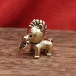 Bronze Vintage Coin-Chewing Horse Decorative Figurine Cute Living Room Coffee Table Decoration Metal Craft Ornaments