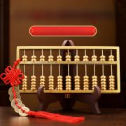 Pure Copper Abacus Display Piece Solid Vintage Style For Shop Opening Office Desktop Art Business Gifts Crafts - Image 4