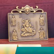 Alloy Metal Wealth Attraction Ornaments Five Road Gods Of Fortune Living Room Decoration Moving Gift