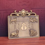Alloy Metal Wealth Attraction Ornaments Five Road Gods Of Fortune Living Room Decoration Moving Gift - Image 4