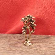 Bronze Welcoming Pine Tree Figurine Home Office Desktop Decorative Crafts Gift Sandcasting Technique Copperware Ornament - Image 2