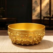 Gilded New Year's Fortune Bowl Home Living Room Decorative Ornaments Art Crafts Opening Gifts Wealth Gathering Bowl - Image 4