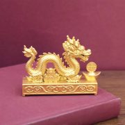 Golden Five-Clawed Dragon Ornaments Wealth Attraction Home Decorations Living Room Bedroom Entrance Wealth Stabilizing Decor - Image 4