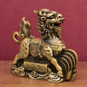 XiangRui Qilin Display Piece Small Size Home Office Decorative Item Lucky Beast Qilin Desktop Decoration For Shop Entrance - Image 4