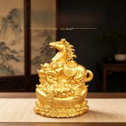 Metal Horse Ornament Wealth Attracting Successive Transfers Ideal Housewarming Office Living Room Decor Zodiac Gift - Image 2