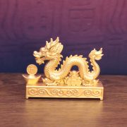 New Premium Quality Office Desktop Decorative Item Lucky Prosperity Dragon Statue Zodiac Chinese New Year Business Gift - Image 2