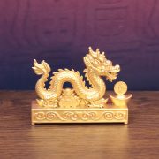 New Premium Quality Office Desktop Decorative Item Lucky Prosperity Dragon Statue Zodiac Chinese New Year Business Gift - Image 3