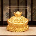 Prosperity Bringing Wealth Symbol Ornament Home Decor Moving Decoration Wealth Gathers Auspicious Metal Craft Gift