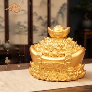 Prosperity Bringing Wealth Symbol Ornament Home Decor Moving Decoration Wealth Gathers Auspicious Metal Craft Gift - Image 2