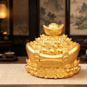 Prosperity Bringing Wealth Symbol Ornament Home Decor Moving Decoration Wealth Gathers Auspicious Metal Craft Gift - Image 4