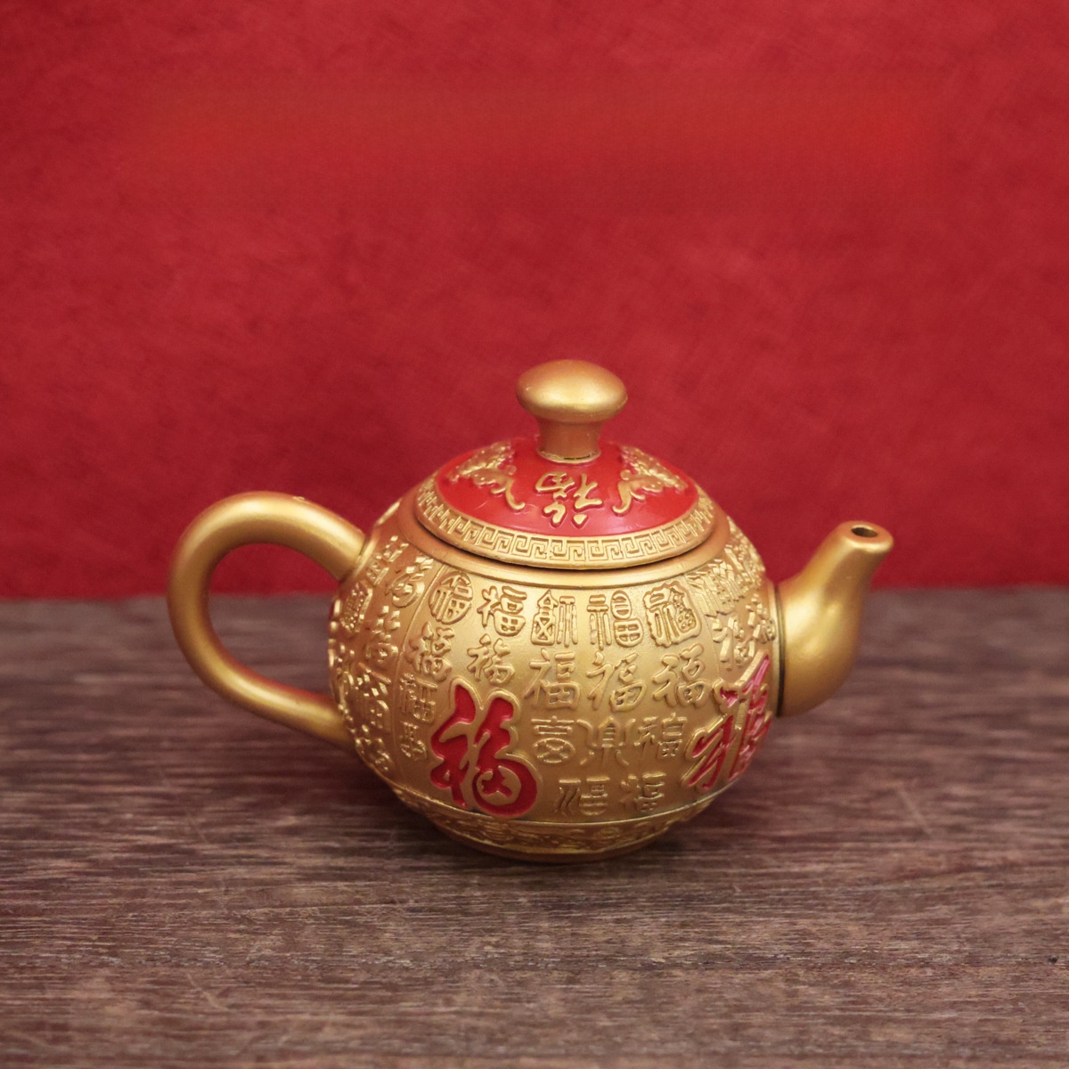 LA-1015668401582_img0 Creative Copperware Bafu Pot Home Office Decorative Ornaments Handheld Piece Custom Metal Craft Artwork - Image 1