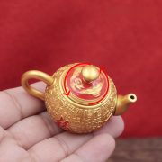 Creative Copperware Bafu Pot Home Office Decorative Ornaments Handheld Piece Custom Metal Craft Artwork - Image 2