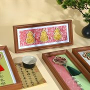 Handmade DIY Materials Package for Mid-Autumn Festival Longxiang Frame Painting Imitation Song Jin New Chinese Style Furniture Entrance Table Decorati - Image 2