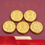 New Arrival Gold Coin Simulated Antique Ornaments Opening Ceremony Moving In Threshold Pressing Gift Lucky Wealth Happiness