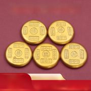 New Arrival Gold Coin Simulated Antique Ornaments Opening Ceremony Moving In Threshold Pressing Gift Lucky Wealth Happiness