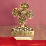New Chinese Style Windmill Artisanal Decoration Rotatable Home Office Decor Custom Metal Craft Ornament