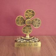 New Chinese Style Windmill Artisanal Decoration Rotatable Home Office Decor Custom Metal Craft Ornament - Image 2
