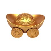 Shajin Wealth Rolling Yuanbao Car Ornaments Gold Custom Metal Craft Carriage Wealth Attraction Decorative Artwork - Image 5