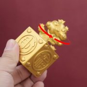 New Four-Sided Lucky Tree Seal Carving Ornaments for Living Room Bar Cabinet Office Decorations Opening Gifts - Image 2