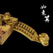 Bronze Abacus Ornament Moveable Beads Office Opening Decorations Office Gifts Lucky Charm Artwork Handmade Metal Craft - Image 4