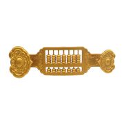 Bronze Abacus Ornament Moveable Beads Office Opening Decorations Office Gifts Lucky Charm Artwork Handmade Metal Craft - Image 5