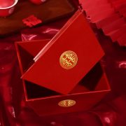 Traditional Chinese Wedding Decorations Red Double Happiness Character Old Style Rice Bag Groom And Bride Tabletop Ornaments - Image 5