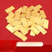 Handmade Premium Sand Gold Brick Home Decoration Simulated Props Small Gold Bar Ornament Meaningful Home Decorative Item