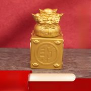 Sahjin Money Tree Yuxi Rotating Wealth Attractor Home Decorative Artwork Living Room Bar Cabinet Decoration Wealth Gathering