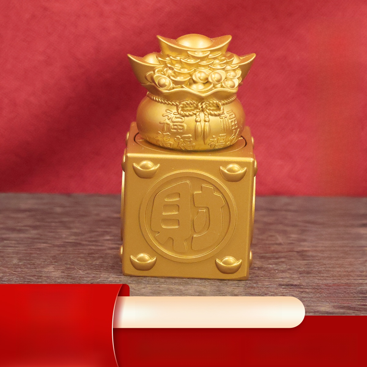 LA-1025073633798_img0 Sahjin Money Tree Yuxi Rotating Wealth Attractor Home Decorative Artwork Living Room Bar Cabinet Decoration Wealth Gathering - Image 1