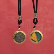 Tibetan Silver Ghost Money Pendant Necklace Bag Keychain Charm Black Sand Gold Dust Red Soil Custom Metal Craft Ornament - Image 3