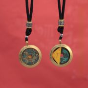 Universal Men Women Necklace Decorative Copper Coin Yuan Opening Universal Treasure Pendant Rope Chain Gift Ornament - Image 2