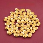 Best Selling Wealth Attracting Alloy Small Ingot For Moving New Business Opening Special Custom Metal Craft Ornament Direct From Factory