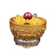 Hot Selling Sand Gold聚宝盆 Home Living Room Decoration Craftwork Opening Gift Mountain Water Landscape Wealth Attracting Ornament - Image 5