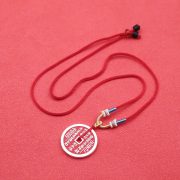 Tibetan Silver Ghost Money Pendant Necklace Bag Keychain Charm Black Sand Gold Dust Bronze Mountain Ghost Coin Drop - Image 4