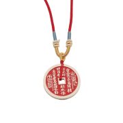 Tibetan Silver Ghost Money Pendant Necklace Bag Keychain Charm Black Sand Gold Dust Bronze Mountain Ghost Coin Drop - Image 5