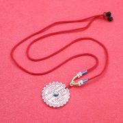 Tibetan Silver Ghost Money Pendant Necklace with Vermilion Sand and Gold Dust Brass Ghost Coin Charm Bag Keychain Accessory - Image 3