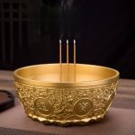 Full Brass Wealth Attraction Feng Shui Altar for Living Room Business Counter Offering Incense burner Decorative Ornament