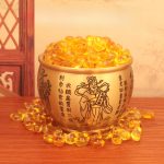 Bronze Five-Way Wealth Deity Fortune Teller Decorative Figurine Gift Ornament for Prosperity and Good Luck Decoration
