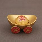 Creative Alloy Wealth Attracting Car Ornament Display Piece Living Room Desktop Decorative Item Stress Relief Craft Gift