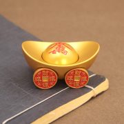 Creative Alloy Wealth Attracting Car Ornament Display Piece Living Room Desktop Decorative Item Stress Relief Craft Gift - Image 2