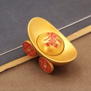 Creative Alloy Wealth Attracting Car Ornament Display Piece Living Room Desktop Decorative Item Stress Relief Craft Gift - Image 3