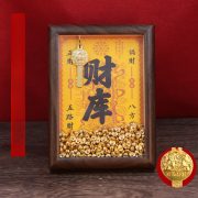 Golden Key Open Treasure Box Alloy Office Desktop Wealth Attractor Phewei Treasure Frame Ornament Custom Metal Craft - Image 4