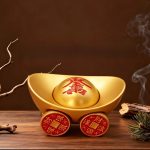 Prosperity Rolling Metal Craft Ornament Car Mobile Wealth Attracting Decorative Item For Vehicle Decoration And Display