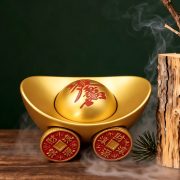 Prosperity Rolling Metal Craft Ornament Car Mobile Wealth Attracting Decorative Item For Vehicle Decoration And Display - Image 2