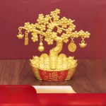 New Creative Wealth Attracting Lucky Money Tree Decoration Home Living Room Bar Cabinet Decor Feng Shui Money Plant Gift